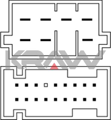 KRAW AN-608 - Вимикач, стеклолод'емнік autozip.com.ua