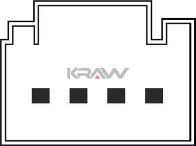 KRAW AN-1413 - Вимикач, стеклолод'емнік autozip.com.ua