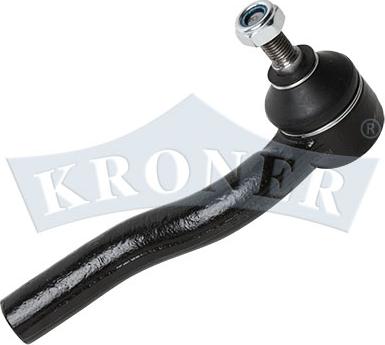 Kroner K301075 - Наконечник рульової тяги, кульовий шарнір autozip.com.ua