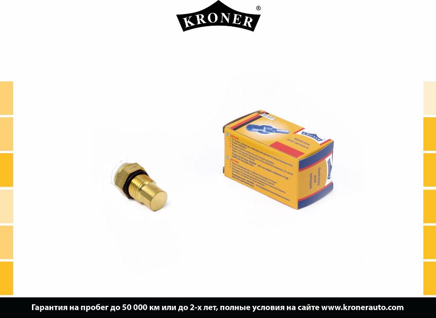 Kroner K204007 - Термовимикач, вентилятор радіатора / кондиціонера autozip.com.ua