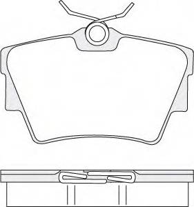 A.B.S. 95518305 - Гальмівні колодки, дискові гальма autozip.com.ua