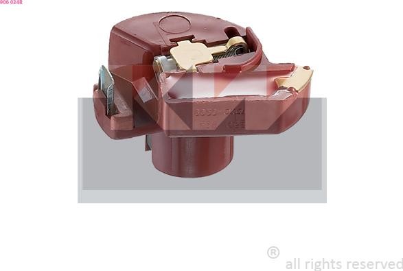 KW 906 034R - Бігунок розподільника запалювання autozip.com.ua