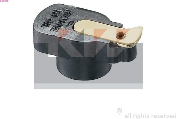 KW 928 006 - Бігунок розподільника запалювання autozip.com.ua