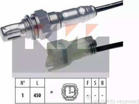 KW 497 137 - Лямбда-зонд, датчик кисню autozip.com.ua