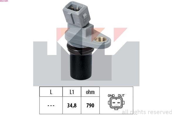 KW 453 641 - Датчик, частота обертання autozip.com.ua