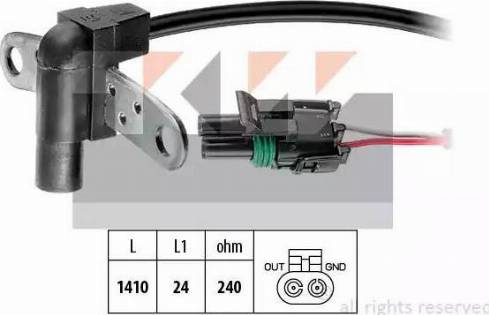 KW 453 011 - Датчик імпульсів, колінчастий вал autozip.com.ua