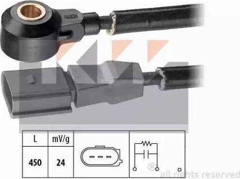 KW 457 096 - Датчик детонації autozip.com.ua