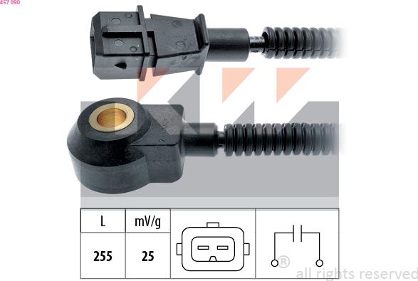 KW 457 090 - Датчик детонації autozip.com.ua