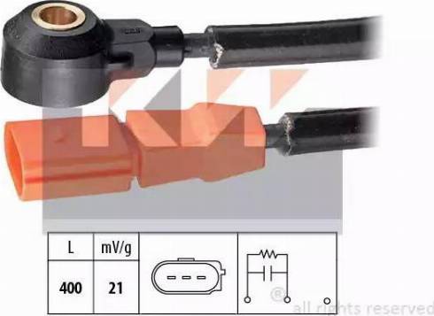 KW 457 098 - Датчик детонації autozip.com.ua