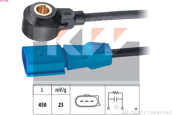 KW 457 040 - Датчик детонації autozip.com.ua
