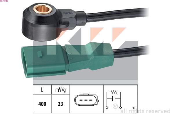 KW 457 043 - Датчик детонації autozip.com.ua
