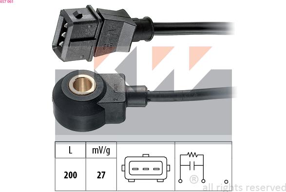 KW 457 061 - Датчик детонації autozip.com.ua