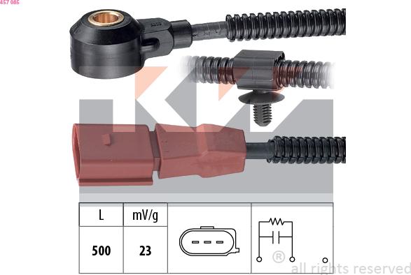 KW 457 085 - Датчик детонації autozip.com.ua