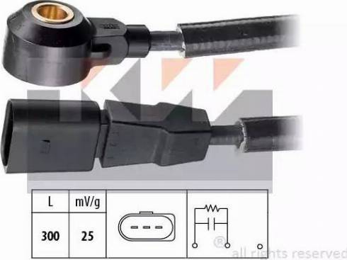 KW 457 088 - Датчик детонації autozip.com.ua