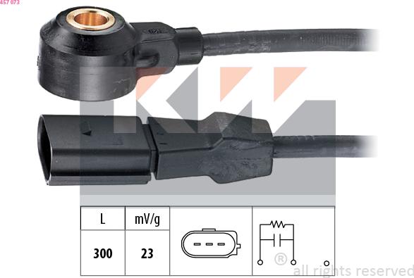KW 457 073 - Датчик детонації autozip.com.ua