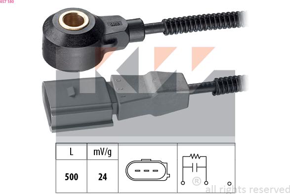 KW 457 180 - Датчик детонації autozip.com.ua