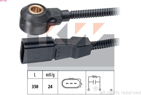 KW 457 182 - Датчик детонації autozip.com.ua