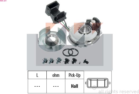 KW 406 231 - Датчик, імпульс запалювання autozip.com.ua