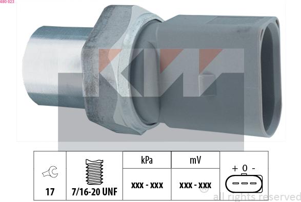 KW 480 023 - Пневматичний вимикач, кондиціонер autozip.com.ua