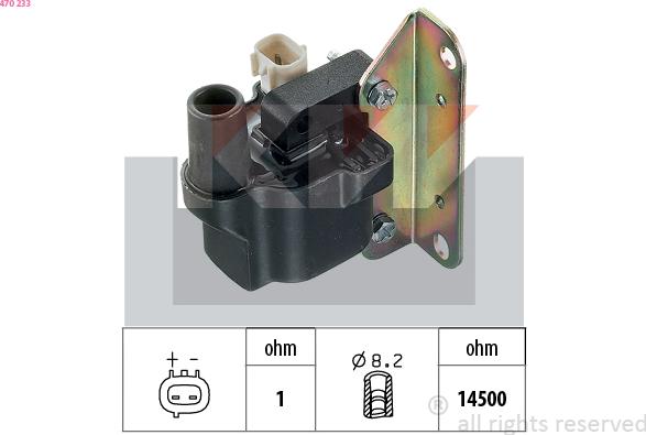 KW 470 233 - Котушка запалювання autozip.com.ua