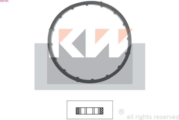 KW 590 555 - Прокладка, термостат autozip.com.ua