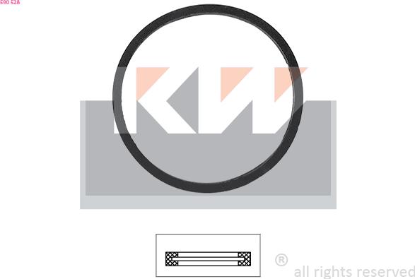 KW 590 528 - Прокладка, термостат autozip.com.ua