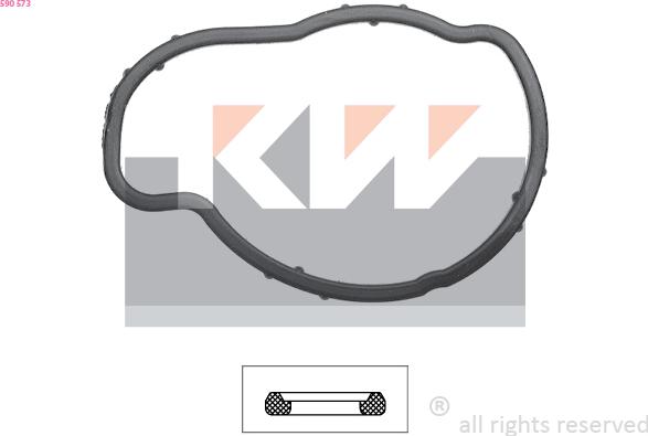 KW 590 573 - Прокладка, термостат autozip.com.ua