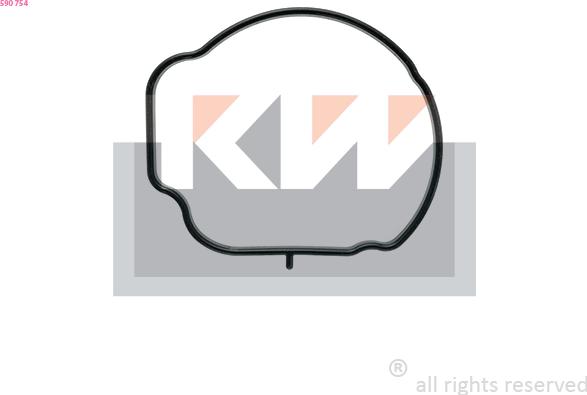 KW 590 754 - Прокладка, термостат autozip.com.ua
