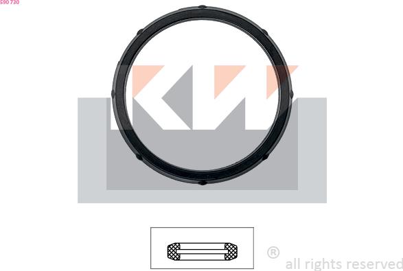KW 590 730 - Прокладка, термостат autozip.com.ua