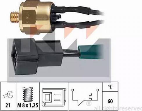 KW 540 096 - Датчик, температура охолоджуючої рідини autozip.com.ua