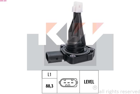 KW 500 241 - Датчик, рівень моторного масла autozip.com.ua