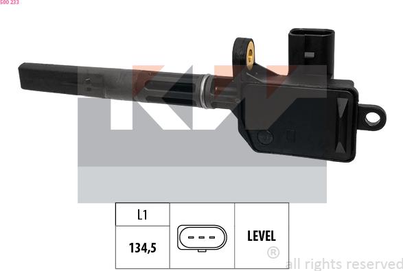 KW 500 233 - Датчик, рівень моторного масла autozip.com.ua