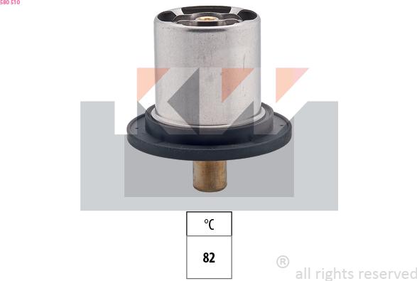 KW 580 510 - Термостат, охолоджуюча рідина autozip.com.ua