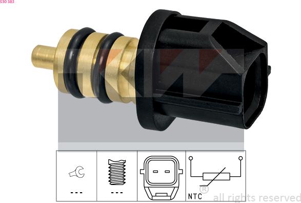 KW 530 383 - Датчик, температура палива autozip.com.ua