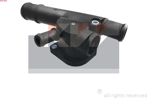 KW 660 002 - Фланець охолоджуючої рідини autozip.com.ua