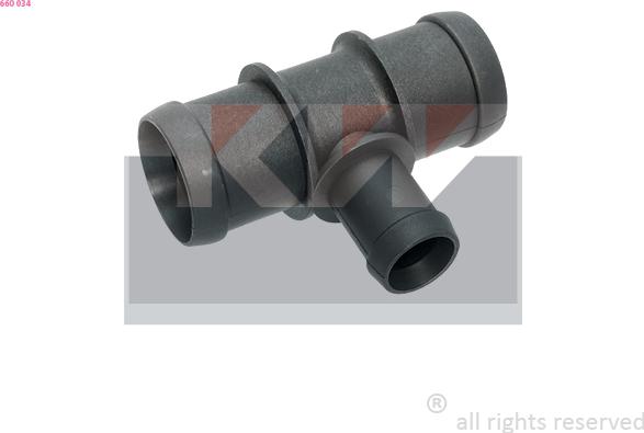 KW 660 034 - Фланець охолоджуючої рідини autozip.com.ua