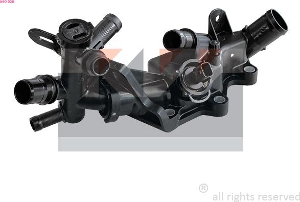 KW 660 026 - Фланець охолоджуючої рідини autozip.com.ua