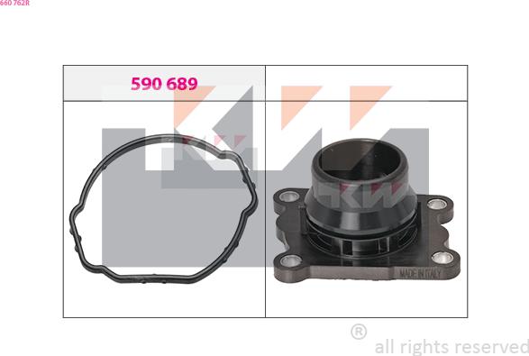 KW 660 762R - Фланець охолоджуючої рідини autozip.com.ua