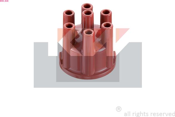 KW 806 258 - Кришка розподільника запалювання autozip.com.ua