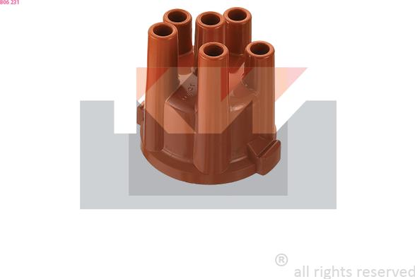 KW 806 231 - Кришка розподільника запалювання autozip.com.ua
