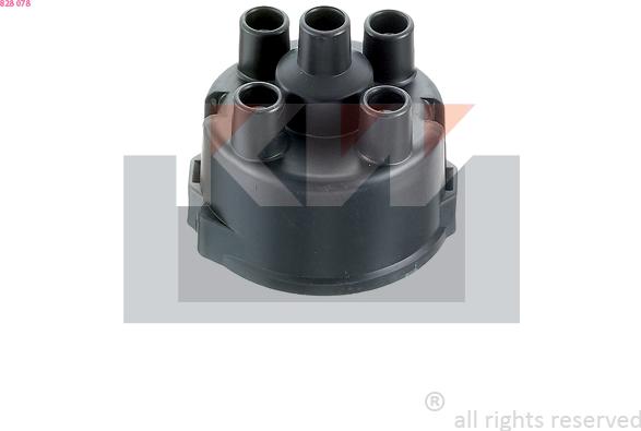 KW 828 078 - Кришка розподільника запалювання autozip.com.ua