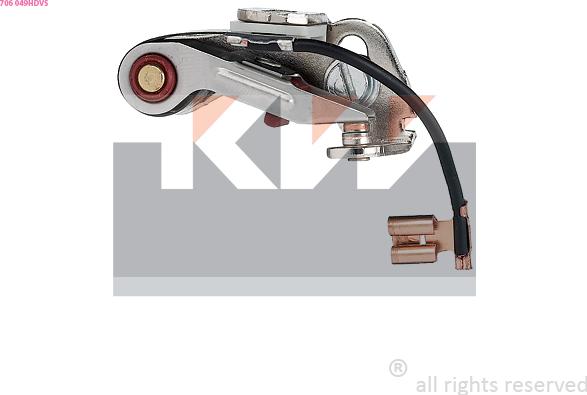 KW 706 049HDVS - Контактна група, розподільник запалювання autozip.com.ua