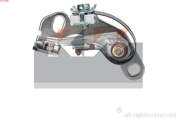 KW 717 020 - Контактна група, розподільник запалювання autozip.com.ua