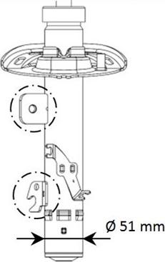 KYB 339708 - Амортизатор autozip.com.ua