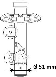 KYB 3348012 - Амортизатор autozip.com.ua