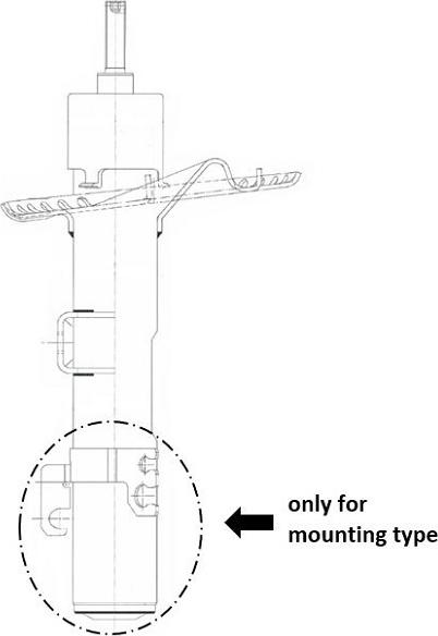 KYB 335607 - Амортизатор autozip.com.ua