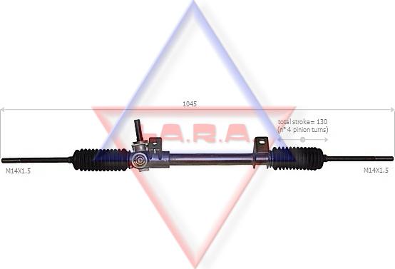 LA.R.A. 310036 - Рульовий механізм, рейка autozip.com.ua