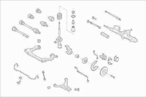 Lemförder AUDI-80-FL008 - Підвіска колеса autozip.com.ua