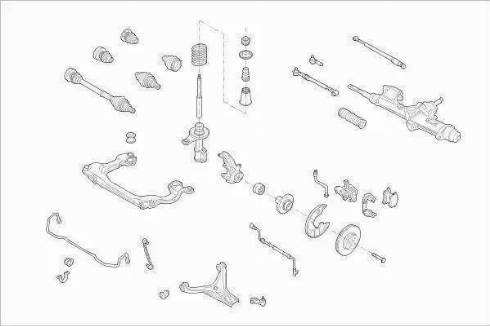 LEMFÖRDER AUDI-80-FL013 - Підвіска колеса autozip.com.ua