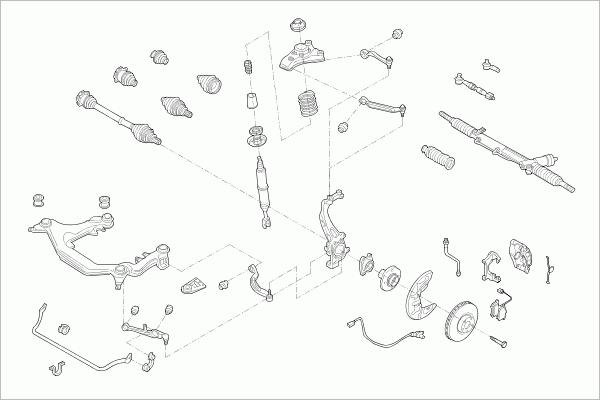 Lemförder AUDI-A4B6-FL015 - Рульове управління autozip.com.ua